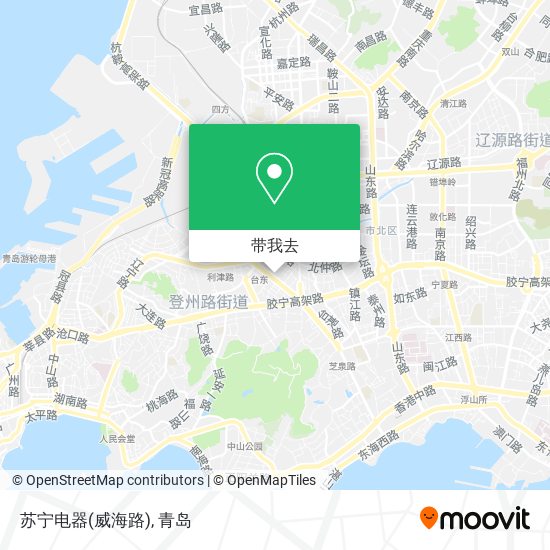 苏宁电器(威海路)地图