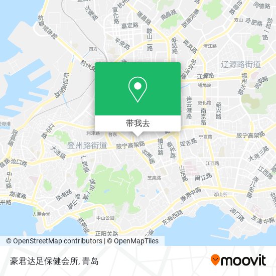 豪君达足保健会所地图