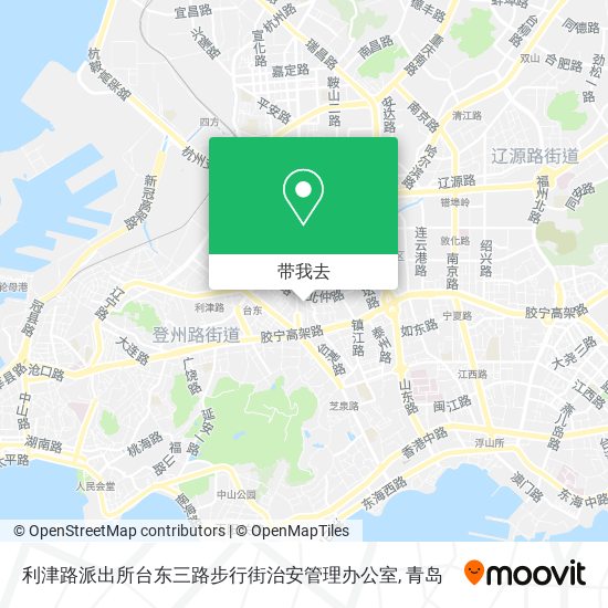 利津路派出所台东三路步行街治安管理办公室地图