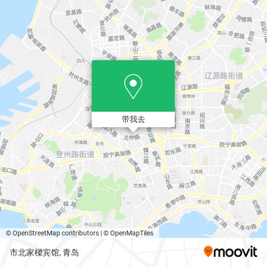 市北家樑宾馆地图