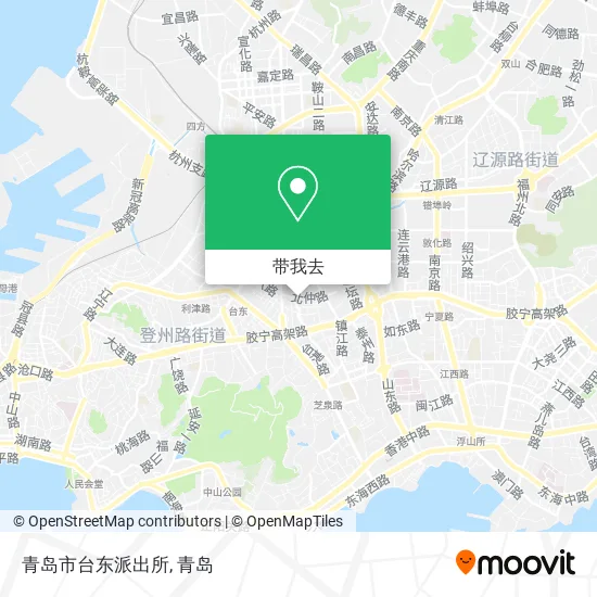 青岛市台东派出所地图