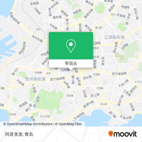 阿君美发地图