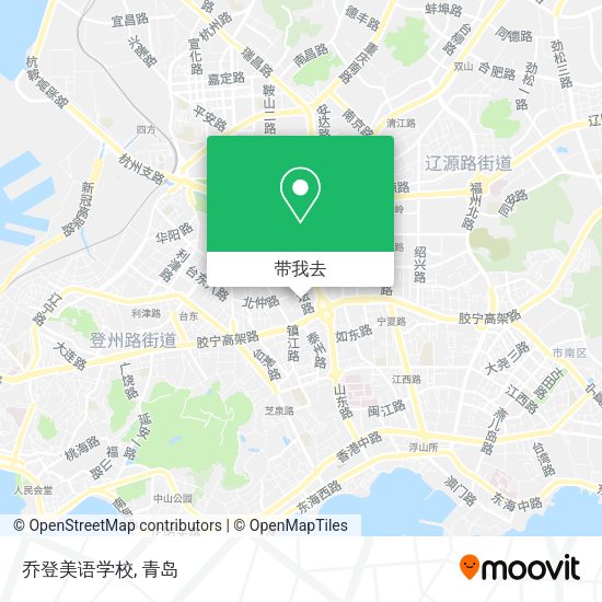 乔登美语学校地图