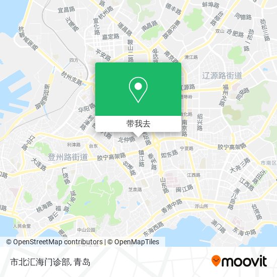 市北汇海门诊部地图