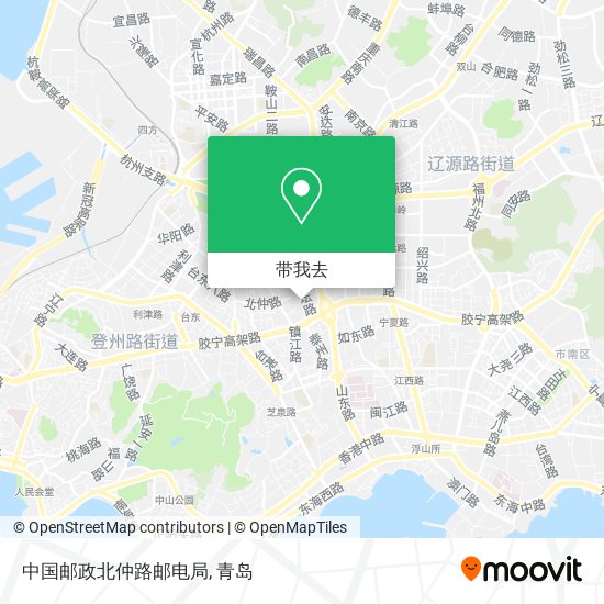 中国邮政北仲路邮电局地图