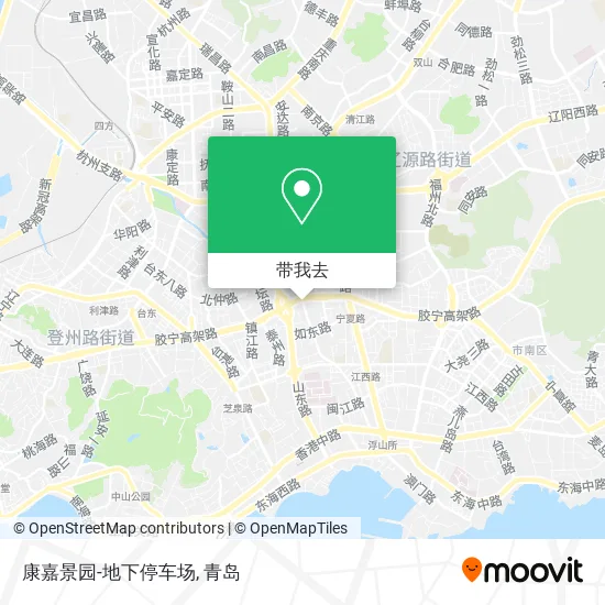 康嘉景园-地下停车场地图