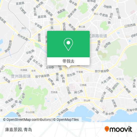康嘉景园地图