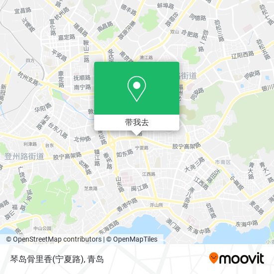 琴岛骨里香(宁夏路)地图