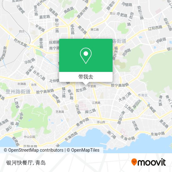 银河快餐厅地图