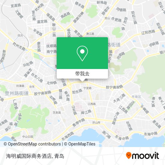海明威国际商务酒店地图