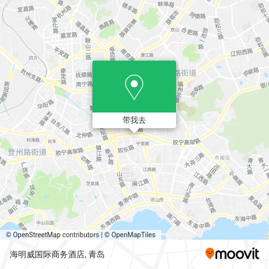 海明威国际商务酒店地图