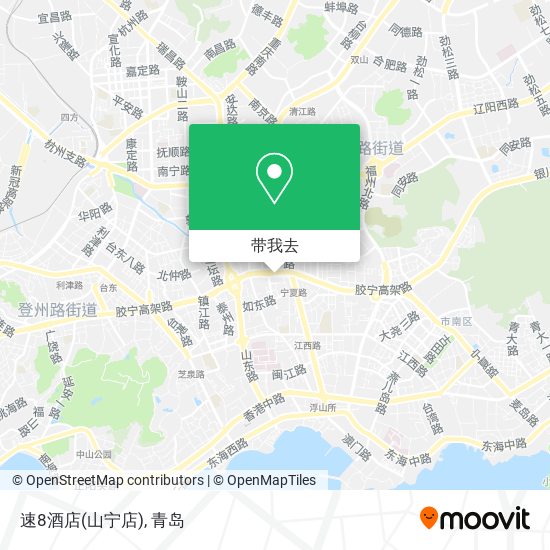 速8酒店(山宁店)地图