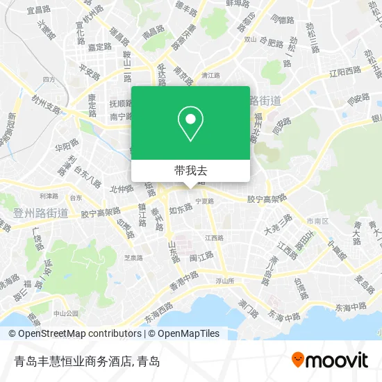 青岛丰慧恒业商务酒店地图