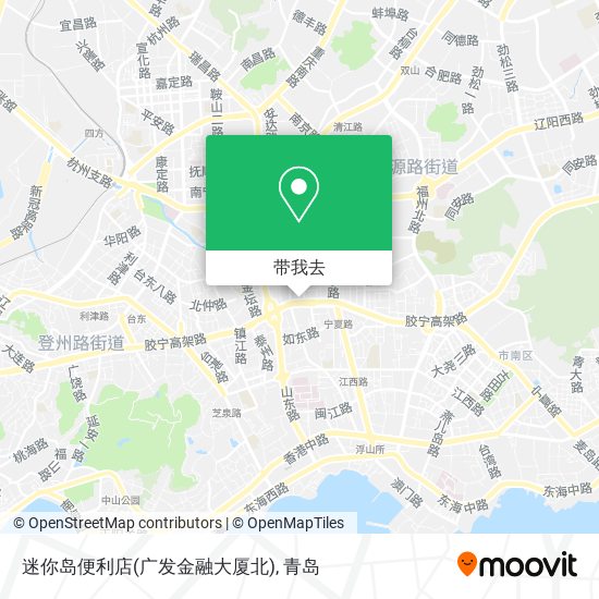 迷你岛便利店(广发金融大厦北)地图