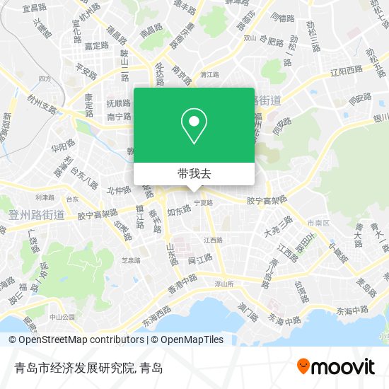 青岛市经济发展研究院地图
