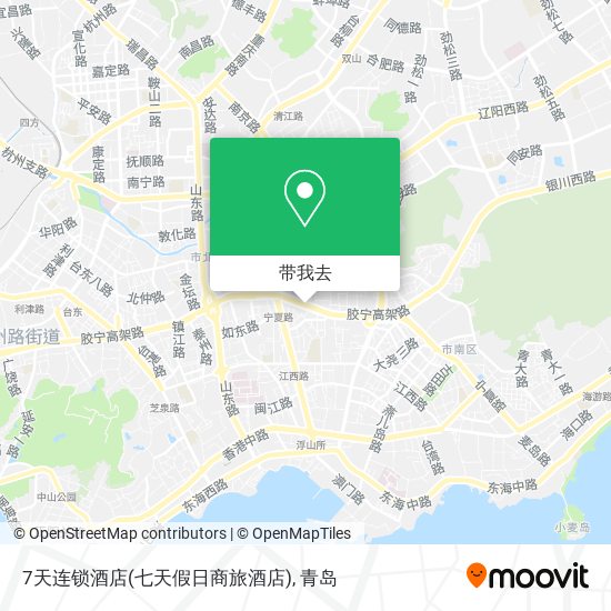 7天连锁酒店(七天假日商旅酒店)地图