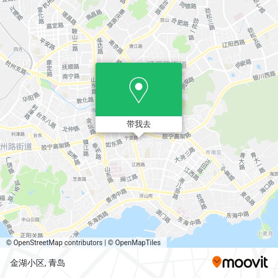 金湖小区地图