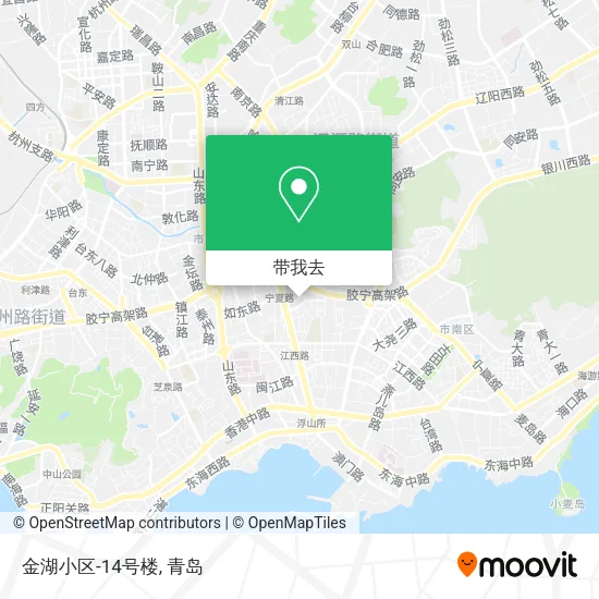 金湖小区-14号楼地图