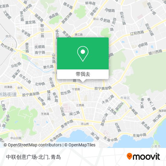 中联创意广场-北门地图