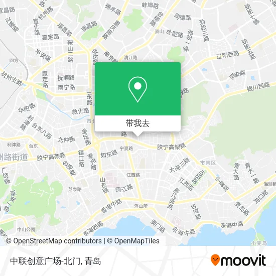 中联创意广场-北门地图