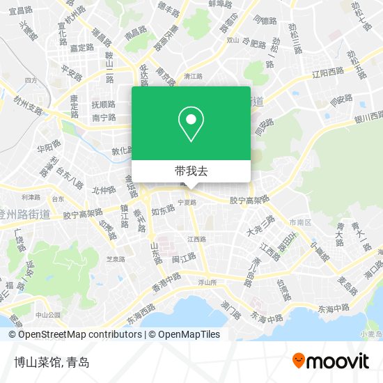 博山菜馆地图