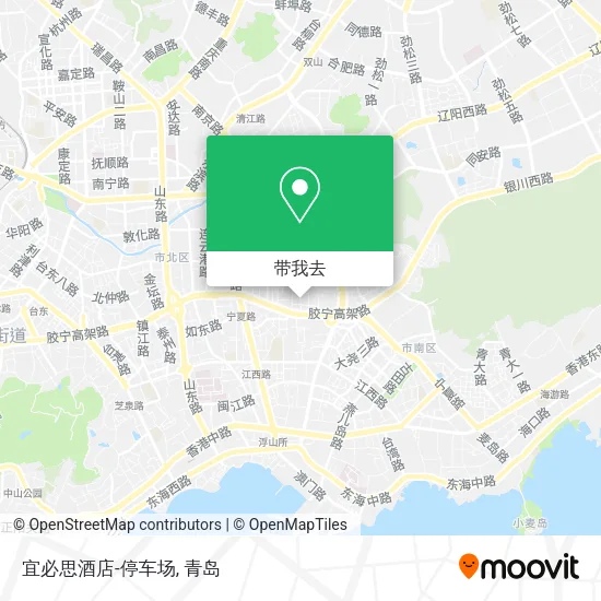宜必思酒店-停车场地图