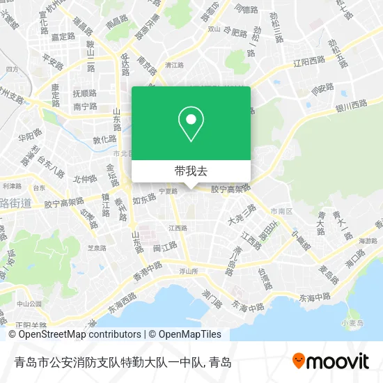 青岛市公安消防支队特勤大队一中队地图