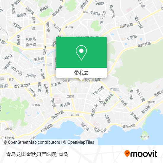 青岛龙田金秋妇产医院地图