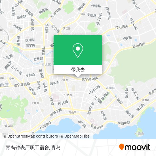 青岛钟表厂职工宿舍地图