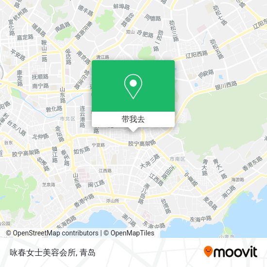 咏春女士美容会所地图