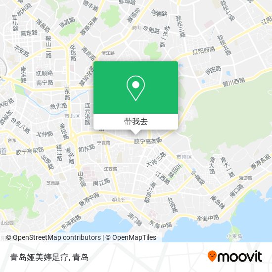青岛娅美婷足疗地图