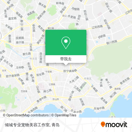 倾城专业宠物美容工作室地图