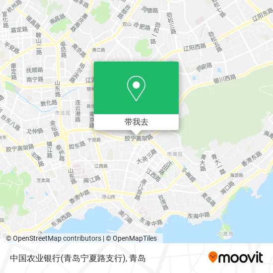 中国农业银行(青岛宁夏路支行)地图