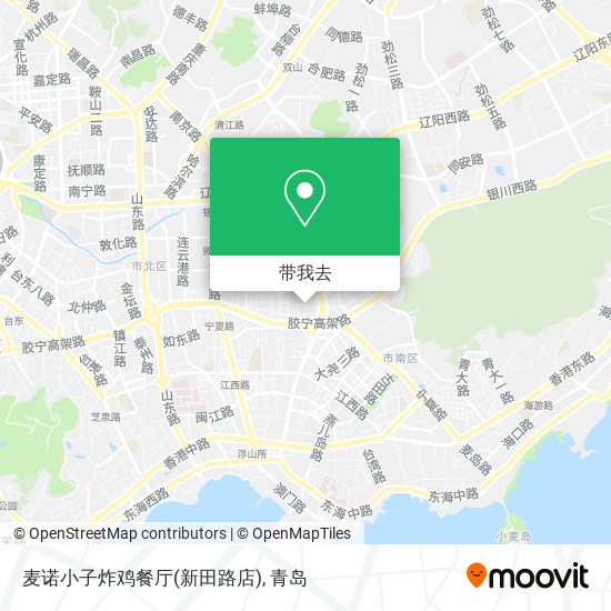 麦诺小子炸鸡餐厅(新田路店)地图