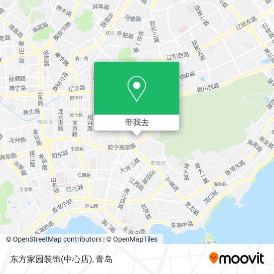 东方家园装饰(中心店)地图
