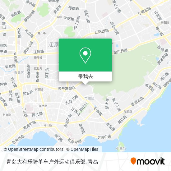 青岛大有乐骑单车户外运动俱乐部地图