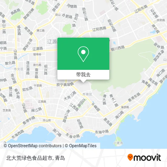 北大荒绿色食品超市地图