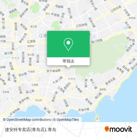 捷安特专卖店(青岛店)地图