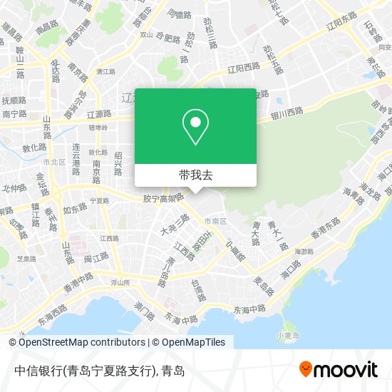 中信银行(青岛宁夏路支行)地图