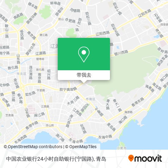 中国农业银行24小时自助银行(宁国路)地图
