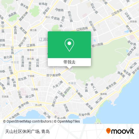 天山社区休闲广场地图