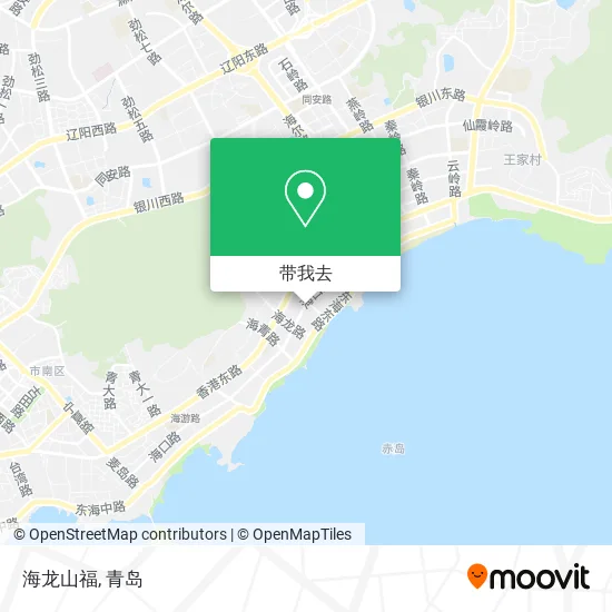 海龙山福地图