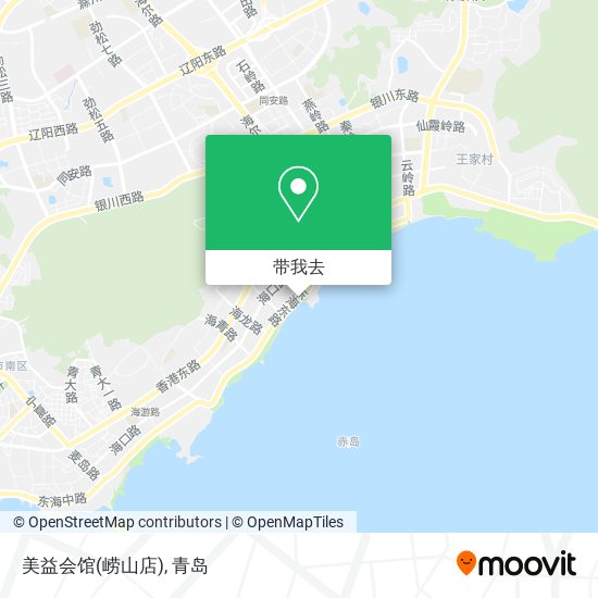 美益会馆(崂山店)地图