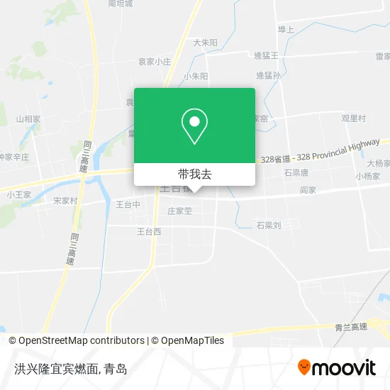 洪兴隆宜宾燃面地图