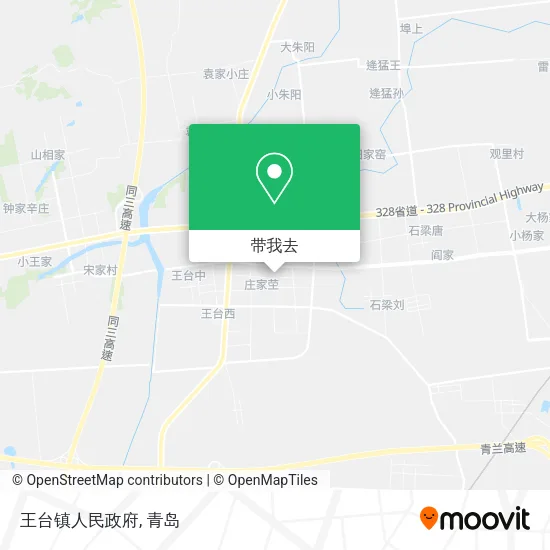 王台镇人民政府地图