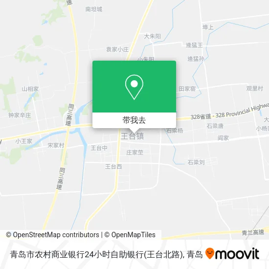 青岛市农村商业银行24小时自助银行(王台北路)地图