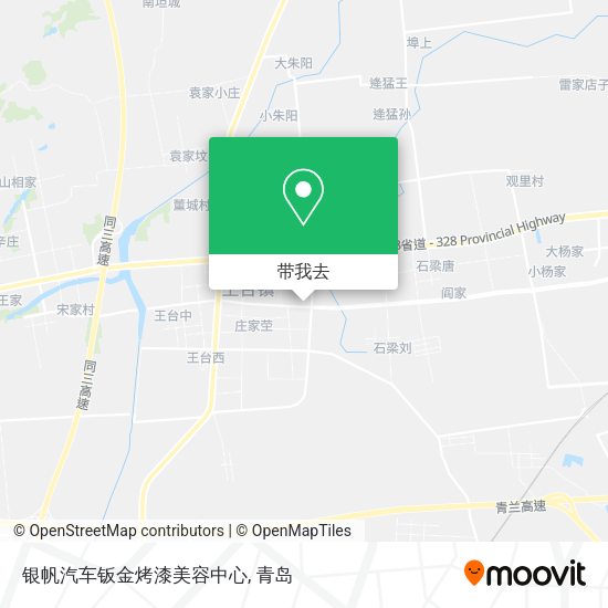银帆汽车钣金烤漆美容中心地图