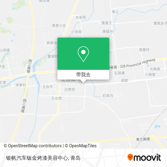 银帆汽车钣金烤漆美容中心地图