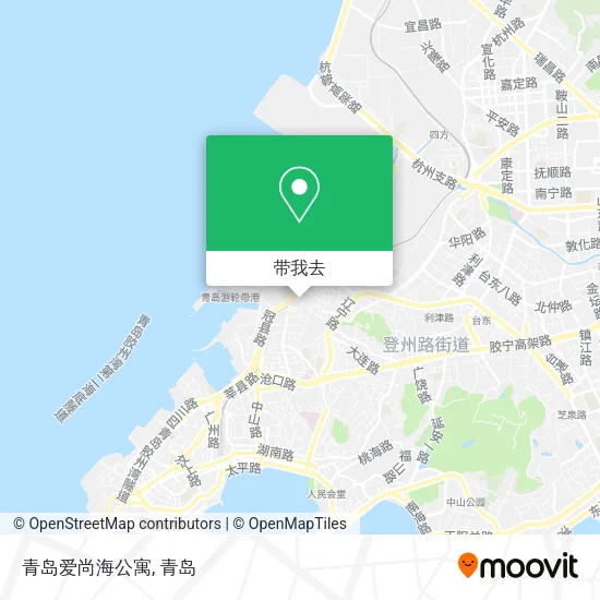 青岛爱尚海公寓地图