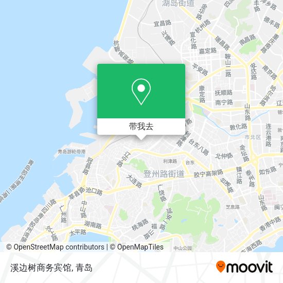 溪边树商务宾馆地图